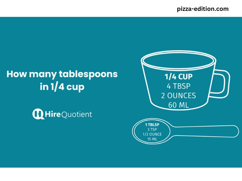 How Many Tablespoons in 1/4 Cup